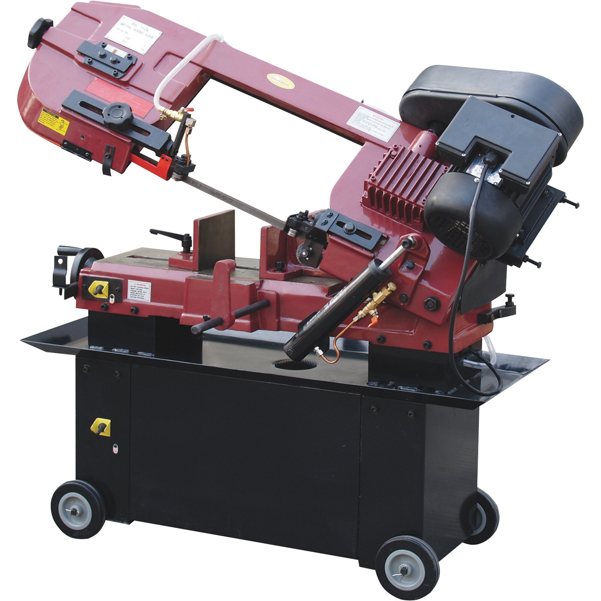 Please see replacement item# 49465. Northern Industrial Tools Metal Cutting Band Saw — 7in. x 12in., 1.5 HP, 115/230V Motor